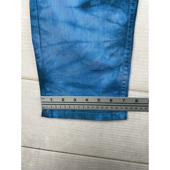 ANA A New Approach Jeans Womens 20W Blue Tie Dye Premium Skinny Ankle - Picture 10 of 12